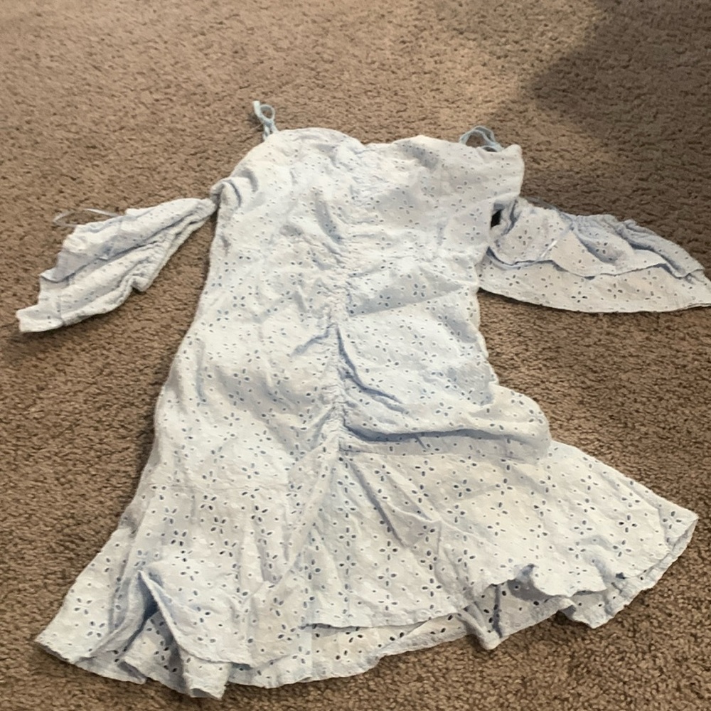 Blue spring dress